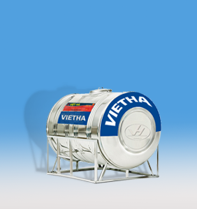 Bồn inox Việt Hà ngang – 4000L;