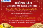 THÔNG BÁO LỊCH NGHỈ TẾT DƯƠNG LỊCH 2025