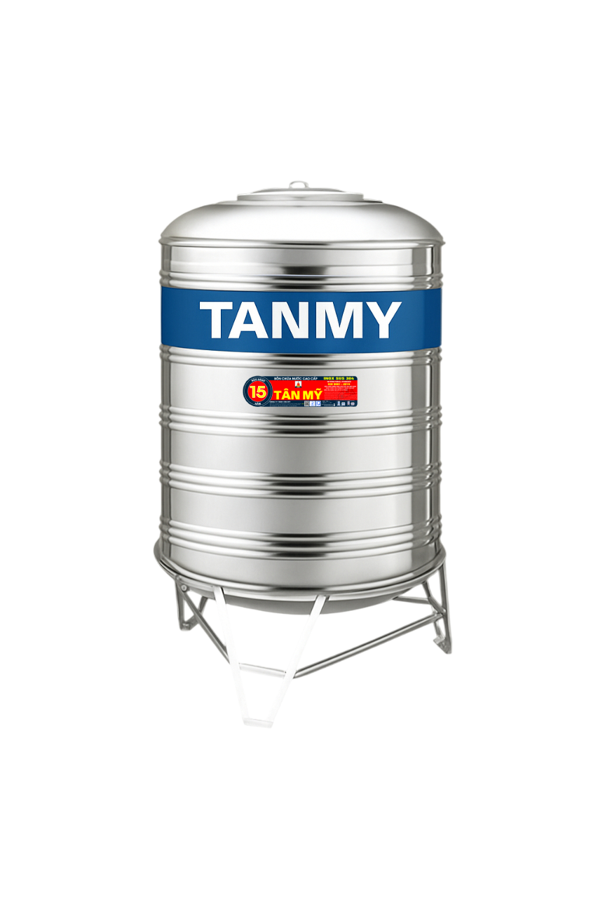 TAN MY VERTICAL STAINLESS STEEL TANK