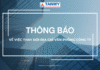 THÔNG BÁO THAY ĐỔI ĐỊA ĐIỂM VĂN PHÒNG CÔNG TY