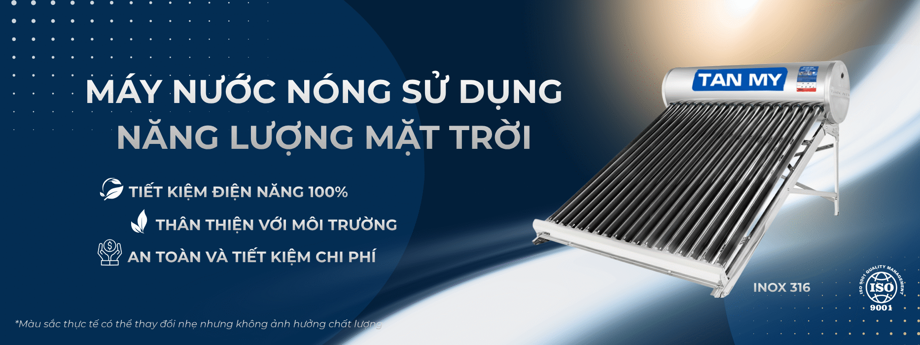 Máy nước nóng năng lượng mặt trời Tân Mỹ