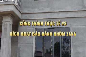 Kích hoạt bảo hành cho công trình Bắc Ninh sử dụng nhôm ZAVA màu ghi Metallic